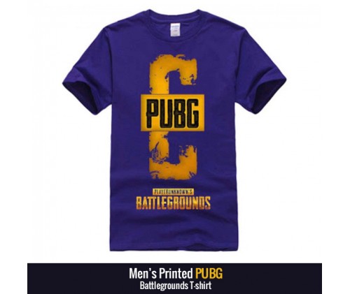 Mens Printed PUBG Battlegrounds T-shirt